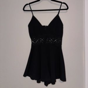 Windsor Black Romper (M)